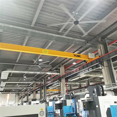 Ventilador HVLS de teto grande PMSM para restaurante